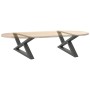 Patas de mesa centro 2 unidades acero antracita 70x(30-31,3) cm de , Patas para mesas - Ref: Foro24-4012694, Precio: 75,52 €,...