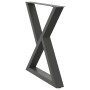 Patas para mesa de comedor 2 uds antracita acero 80x(72-73,3)cm von , Tischbeine - Ref: Foro24-4012730, Preis: 140,43 €, Raba...
