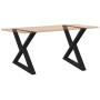 Patas para mesa de comedor 2 uds acero negro 90x(72-73,3) cm de , Patas para mesas - Ref: Foro24-4012732, Precio: 132,42 €, D...