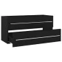 Armario para lavabo madera contrachapada negro 100x38,5x48 cm de vidaXL, Muebles de baño - Ref: Foro24-804720, Precio: 80,47 ...
