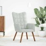 Silla de relajación de terciopelo gris claro von , Sessel - Ref: Foro24-4016810, Preis: 121,47 €, Rabatt: %