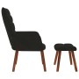 Sillón de relax con reposapiés terciopelo negro von , Sessel - Ref: Foro24-4016827, Preis: 104,91 €, Rabatt: %