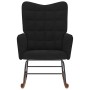 Silla mecedora de terciopelo negro von , Schaukelstühle - Ref: Foro24-4016838, Preis: 110,44 €, Rabatt: %