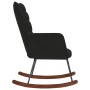 Silla mecedora de terciopelo negro von , Schaukelstühle - Ref: Foro24-4016838, Preis: 110,44 €, Rabatt: %