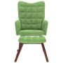 Mecedora con taburete de terciopelo verde claro von , Schaukelstühle - Ref: Foro24-4016846, Preis: 140,30 €, Rabatt: %
