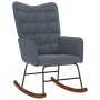 Mecedora con taburete de terciopelo gris oscuro von , Schaukelstühle - Ref: Foro24-4016844, Preis: 143,45 €, Rabatt: %