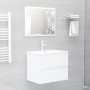 Waschbeckenschrank aus Sperrholz weiß 60x38,5x45 cm von vidaXL, Badezimmermöbel - Ref: Foro24-804737, Preis: 53,51 €, Rabatt: %