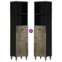 Mueble de baño madera maciza de mango 38x33x160 cm de , Muebles de baño - Ref: Foro24-4017814, Precio: 155,69 €