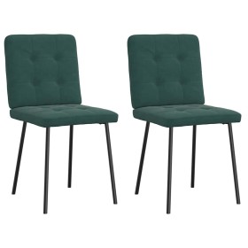 Sillas de comedor 2 unidades terciopelo verde oscuro von , Essstühle - Ref: Foro24-4101059, Preis: 103,04 €, Rabatt: %