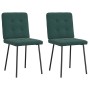 Sillas de comedor 2 unidades terciopelo verde oscuro von , Essstühle - Ref: Foro24-4101059, Preis: 103,04 €, Rabatt: %