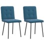 Sillas de comedor 2 unidades terciopelo azul von , Essstühle - Ref: Foro24-4101067, Preis: 82,29 €, Rabatt: %