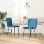 Sillas de comedor 2 unidades terciopelo azul von , Essstühle - Ref: Foro24-4101067, Preis: 82,29 €, Rabatt: %