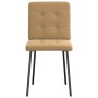 Sillas de comedor 2 unidades terciopelo marrón de , Sillas de comedor - Ref: Foro24-4101065, Precio: 83,01 €, Descuento: %