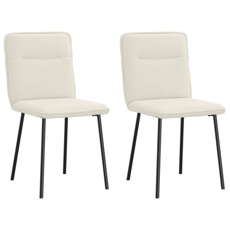 Sillas de comedor 2 unidades terciopelo crema von , Essstühle - Ref: Foro24-4101218, Preis: 87,51 €, Rabatt: %