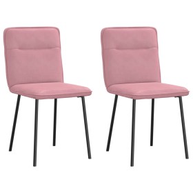 Sillas de comedor 2 unidades terciopelo rosa von , Essstühle - Ref: Foro24-4101213, Preis: 85,96 €, Rabatt: %
