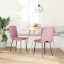Sillas de comedor 2 unidades terciopelo rosa von , Essstühle - Ref: Foro24-4101213, Preis: 85,96 €, Rabatt: %