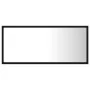 Espejo de baño LED acrílico negro brillo 90x8,5x37 cm de vidaXL, Tocadores de baño - Ref: Foro24-804933, Precio: 47,92 €, Des...