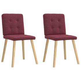Sillas de comedor 2 unidades tela rojo tinto von , Essstühle - Ref: Foro24-4101071, Preis: 101,12 €, Rabatt: %