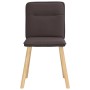 Sillas de comedor 2 unidades tela marrón oscuro by , dining chairs - Ref: Foro24-4101224, Price: 105,58 €, Discount: %
