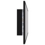 Espejo de baño LED acrílico negro brillo 90x8,5x37 cm de vidaXL, Tocadores de baño - Ref: Foro24-804933, Precio: 48,59 €