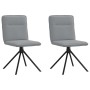 Sillas de comedor giratorias 2 unidades tela gris claro von , Essstühle - Ref: Foro24-4101232, Preis: 104,25 €, Rabatt: %