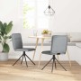Sillas de comedor giratorias 2 unidades tela gris claro von , Essstühle - Ref: Foro24-4101232, Preis: 104,25 €, Rabatt: %