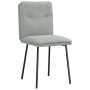 Sillas de comedor 2 unidades terciopelo gris claro von , Essstühle - Ref: Foro24-4101309, Preis: 88,71 €, Rabatt: %