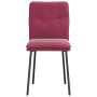 Sillas de comedor 2 unidades terciopelo rojo tinto von , Essstühle - Ref: Foro24-4101314, Preis: 88,08 €, Rabatt: %