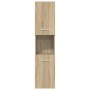 Juego de muebles de baño 4 pzas contrachapada roble Sonoma de , Muebles de baño - Ref: Foro24-3325024, Precio: 243,49 €, Desc...