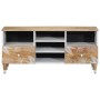 Mueble de TV madera maciza de mango 100x33,5x46 cm von , CD- und DVD-Speicher - Ref: Foro24-4018682, Preis: 84,86 €, Rabatt: %