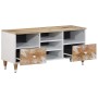Mueble de TV madera maciza de mango 100x33,5x46 cm von , CD- und DVD-Speicher - Ref: Foro24-4018682, Preis: 84,86 €, Rabatt: %