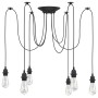 Lámpara colgante con 6 portalámparas E27 metal negro von , Lampen - Ref: Foro24-4103455, Preis: 38,99 €, Rabatt: %