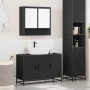 Juego de muebles de baño 2 pzas madera contrachapada negro de , Muebles de baño - Ref: Foro24-3300920, Precio: 165,66 €, Desc...
