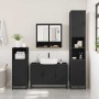 Juego de muebles de baño 2 pzas madera contrachapada negro de , Muebles de baño - Ref: Foro24-3300920, Precio: 165,66 €, Desc...
