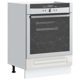 Mueble de horno Kalmar alto brillo blanco madera reconstituida von , Küchenschränke - Ref: Foro24-853519, Preis: 75,95 €, Rab...