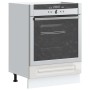Mueble de horno Kalmar alto brillo blanco madera reconstituida von , Küchenschränke - Ref: Foro24-853519, Preis: 75,95 €, Rab...