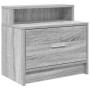 Mesilla de noche con cajón gris sonoma 51x31x47 cm by , Nightstands - Ref: Foro24-858678, Price: 42,37 €, Discount: %