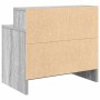 Mesilla de noche con cajón gris sonoma 51x31x47 cm by , Nightstands - Ref: Foro24-858678, Price: 42,37 €, Discount: %