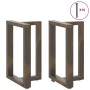 Patas mesa comedor forma T 2uds acero natural 50x35x(72-73)cm de , Patas para mesas - Ref: Foro24-4013051, Precio: 121,71 €, ...
