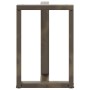 Patas mesa comedor forma T 2uds acero natural 50x35x(72-73)cm de , Patas para mesas - Ref: Foro24-4013051, Precio: 121,71 €, ...