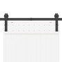 Kit de herrajes para puertas correderas acero negro 183 cm de , Artículos para puertas - Ref: Foro24-4009748, Precio: 44,82 €...