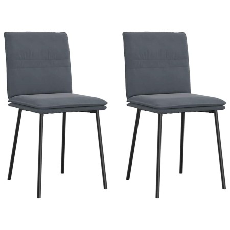Sillas de comedor 2 unidades terciopelo gris oscuro von , Essstühle - Ref: Foro24-4101245, Preis: 93,09 €, Rabatt: %