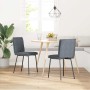 Sillas de comedor 2 unidades terciopelo gris oscuro von , Essstühle - Ref: Foro24-4101245, Preis: 93,09 €, Rabatt: %