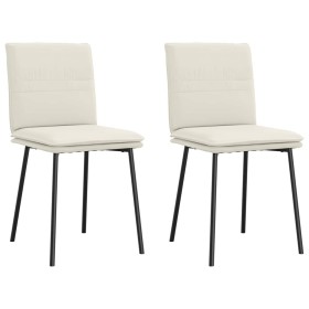 Sillas de comedor 2 unidades terciopelo crema von , Essstühle - Ref: Foro24-4101253, Preis: 93,09 €, Rabatt: %