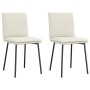 Sillas de comedor 2 unidades terciopelo crema von , Essstühle - Ref: Foro24-4101253, Preis: 93,09 €, Rabatt: %