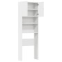 Armario de lavadora madera ingeniería blanco 64x24x190 cm von , Zubehör für Waschmaschinen und Trockner - Ref: Foro24-859127,...