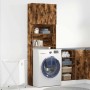 Armario lavadora madera ingeniería roble ahumado 64x24x190 cm von , Zubehör für Waschmaschinen und Trockner - Ref: Foro24-859...