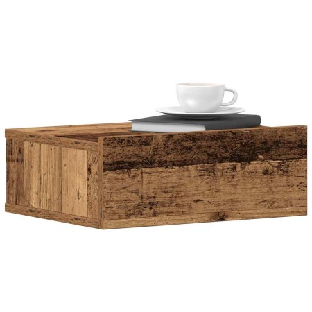 Mesitas de noche flotantes 2 uds madera vieja 40x32x15 cm de , Mesitas de noche - Ref: Foro24-861120, Precio: 54,62 €, Descue...