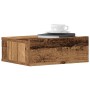 Mesitas de noche flotantes 2 uds madera vieja 40x32x15 cm de , Mesitas de noche - Ref: Foro24-861120, Precio: 54,62 €, Descue...