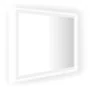 Espejo de baño LED acrílico blanco 60x8,5x37 cm de vidaXL, Tocadores de baño - Ref: Foro24-804916, Precio: 44,52 €, Descuento: %